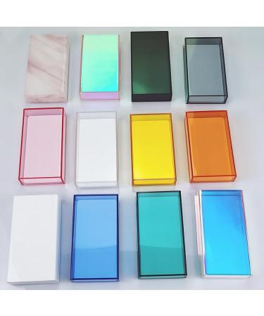 Acrylic Eyelash Organizer - Grafting False Eyelash Pallet Display | Beauty Extension Supplies & Storage (Pink - Buy Online on GoSupps.com