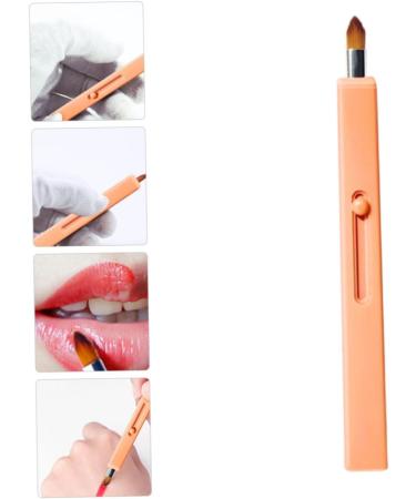 Mikinona 1pc Retractable Lip Brush Makeup Brush Lip Eyeshadow Lipstick Gloss Applicator Cosmetics Brush Tool Eyeshadow Foundation Brush Makeup Lip Brush Makeup Tool - Buy Online on GoSupps.com