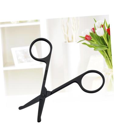Buy Minkissy Stainless Steel Facial & Nasal Hair Scissors - Precision Ear & Eyebrow Trimmer for Men | International Shipping - Buy Online on GoSupps.com