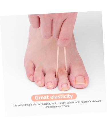 Middle Toe Support Pad Nursing Foot Protectors - Set of 4 | Bunion Cushions & Toe Divider | Orthopedic Bunion Splint & Valgus Correction Tool - Buy Online on GoSupps.com