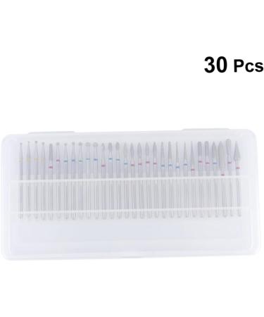 Beaupretty 1 Box Cylinder Head Drill Bits Grinding Head Polisher Lemon Cocktail Straws Drills Diamond Drill Bit Manicure Head Manicure Tools Abacus Decor Alloy Nail - Buy Online on GoSupps.com