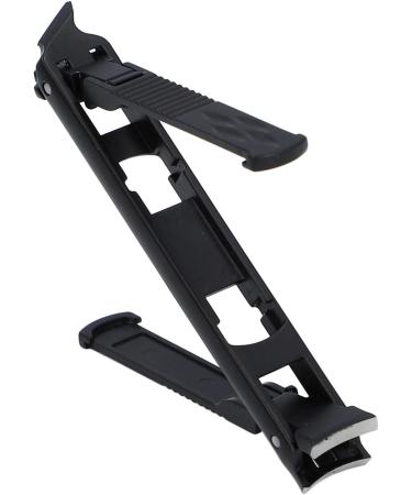 Innovative Stainless Steel Double Ended Nail Clipper Foldable Deformation Slim Design Flat & Beveled Mouth Nail Polishing Pads Stainless Steel Nail Cutter for Men and Women Black - Buy Online on GoSupps.com