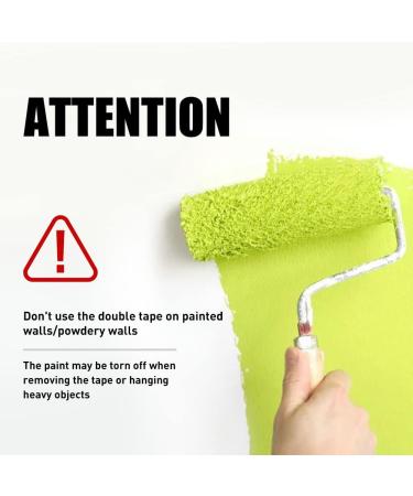 VERSAF Double Sided Tape Heavy Duty - 1/2 10'Â Acrylic Strong Adhesive Removable Double Sided Mounting Tape Clear for Carpet Fix/Home Office Wall/DIY Crafts/Poster/LED Lights/Car Glass Decor - Buy Online on GoSupps.com