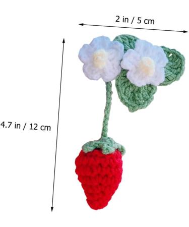 DRESSOOS Strawberry Car Mirror Pendant rear view mirror accessories kawaii hair accessories strawberry accessories braided hair clips lovely hair clips child decorate girl cotton - Buy Online on GoSupps.com