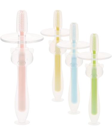Frcolor 8 Pack Baby Toothbrushes - Soft Hair Infant Training Brushes for 1 Year Olds | Character Design | International Shipping - Buy Online on GoSupps.com