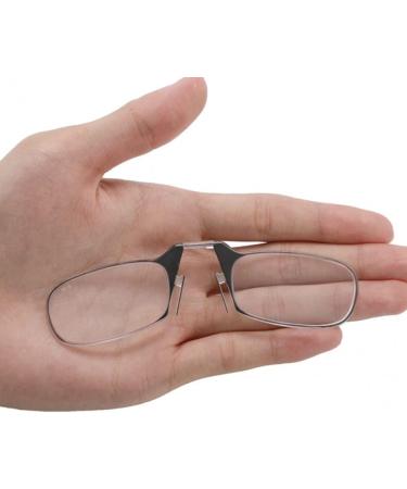 Buy Lipfer Armless Nose Clip Reading Glasses - Slim Ultra Thin Portable Mini Readers for Men & Women - Perfect for Travel & Everyday Use - Buy Online on GoSupps.com