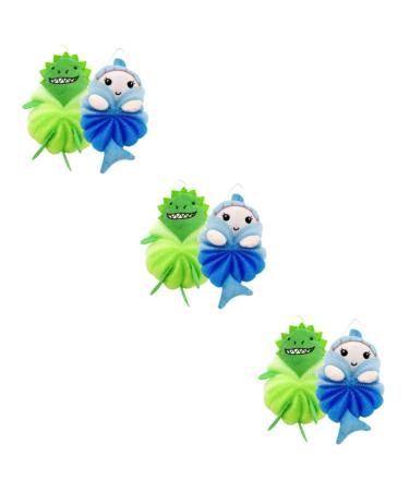 Didiseaon 6 Pcs Children's Bath Ball Kids Body Wash Bath Sponge Bathing Skin Scrubber Body Scrubbers Children Bathing Ball Shower Supplies Kids Shower Loofah Bathroom Shower Loofah
