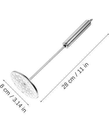 Hemoton Carrot Cookware 2pcs Potato Masher Stainless Steel with Fine Mesh Platter Fruit Cooking Tools for Bead Fruits Yams Baby Food (Silver) Garlic Smasher Press - Buy Online on GoSupps.com