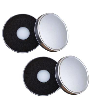 2 Boxes Color Removal Sponge Makeup Brush Quick Cleaner Sponge Makeup Brushes Clean Box for Remove Shadow Color from Makeup Brushes