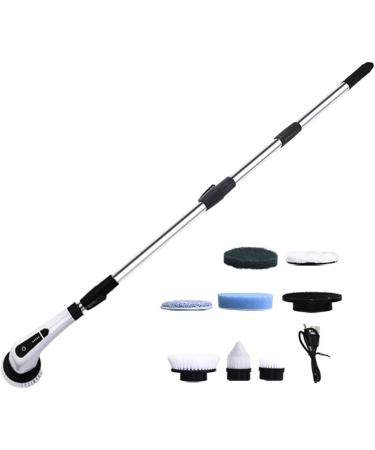 Electric Scrubber for Cleaning | Electric Rotating Scrubber for Bathroom Cleaning Electric Shower Brush Home Cleaning Tool for Bathroom Bathtub - Buy Online on GoSupps.com