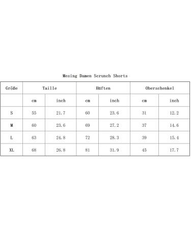 Buy Mesing Women's Scrunch Butt Cycling Shorts Opaque Push-Up Hot Pants for Gym Yoga & Workout - Size M Black - Buy Online on GoSupps.com