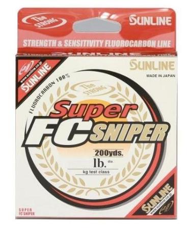 Sunline 63038902 Super FC Sniper 3 Lb. Super FC Sniper, Natural Clear, 200 yd