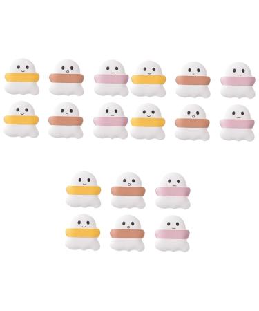 FRCOLOR 18 Pcs Powder Puff Makeup Cushion Foundation Puff Cosmetic Accessories Cosmetic Puff Cosmetic Wedges Powder Foundation Puff Blending Puff for Powder Primer Face Woman Sponge