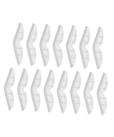 Healeved 15st anti-fitting nose glasses fitting prevent face inner support frame glasses fog prevented anti-fitting cover for glasses 3D foggy Demistry pebbles white