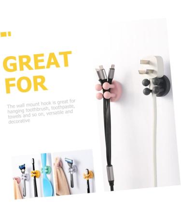 Zerodeko 12-Pack Shaving Hooks - Versatile Toothbrush & Razor Holders for Bathroom & Office - Multi-Purpose Door & Shower Wall Hooks - Buy Online on GoSupps.com