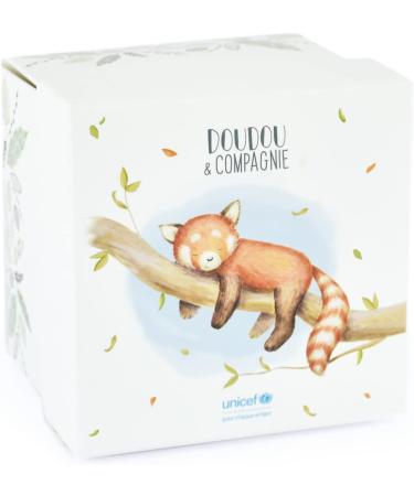 Doudou et Compagnie UNICEF Panda Pacifier Chain - 12 cm Cuddly Toy Gift for Baby Boys & Girls - Buy Online on GoSupps.com