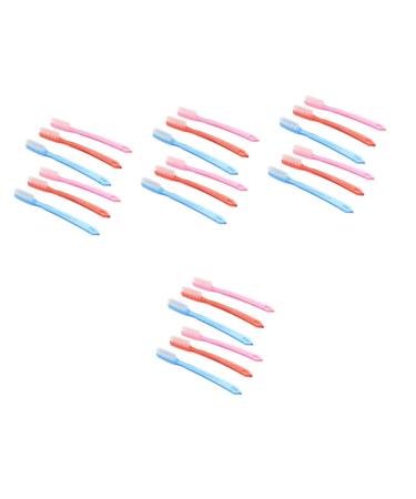 Gatuida 24 STK solid toothbrushes for adult handle toothbrush disposable hand adult the toothbrush cleaning hotel toothbrush hard toothbrush brush for adults travel