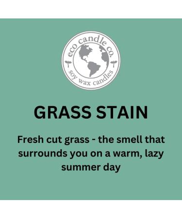Eco Candle Co. Recycled Candle - Fresh Cut Grass Scent | 100% Soy Wax Hand Poured Eco-Friendly | 8 oz. Sustainable Candle - Buy Online on GoSupps.com