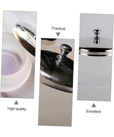 VALICLUD Gobelet Rond Verre D poli pour Dissolvant Vernis Ongles Contenant Liquide pour Manucure Blanc - Buy Online on GoSupps.com