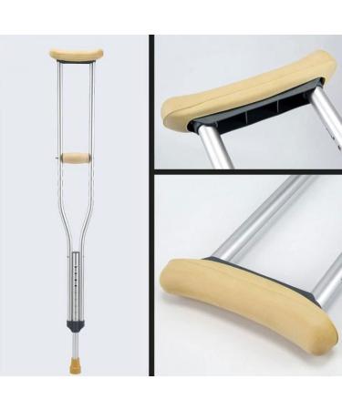 Cane Double Crutches Underarm Crutches Fracture Crutches Non-Slip Elderly Young Person Eight Cane Rehabilitation Crutches (Size : 132-152cm) Smooth Sailing - Buy Online on GoSupps.com