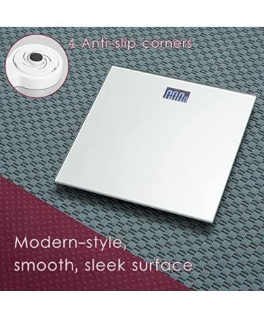 Moss and Stone Digital Body Weight Bathroom Scale - Smart Step-on Technology, Easy Read LCD, Up to 400 Pounds, Highly Accurate for Home - Perfect Digital Scale - Buy Online on GoSupps.com