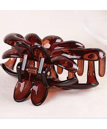 Prettyou 2.7 Middle Size Plastic Resin Hair Claw Clip for Women - Pack of 4 - Buy Online on GoSupps.com