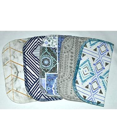 Moroccan Tile Flannel Kids Lunchbox Napkins 8x8 5 Pack - Washable & Reusable - Buy Online on GoSupps.com