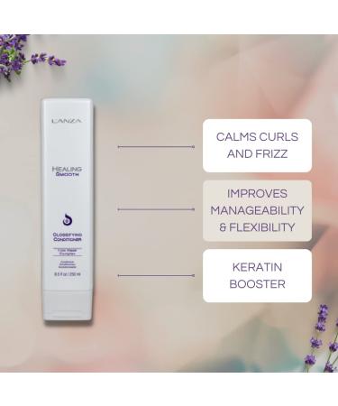 L'ANZA Healing Smooth Glossifying Conditioner - Nourishing, Repairing, Shine-Boosting Formula for Silky-Smooth, Frizz-Free Hair - 8.5 Fl Oz - Buy Online on GoSupps.com