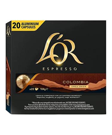 L'OR L'OR Espresso Coffee Capsules Colombia Origins | Intensity 8 | 200 Nespresso Compatible Capsules (R)