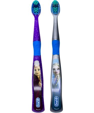 Oral-B Disney Frozen Toothbrush 3+ YRS Extra Soft - Pack of 2 (Characters Vary) - Buy Online on GoSupps.com