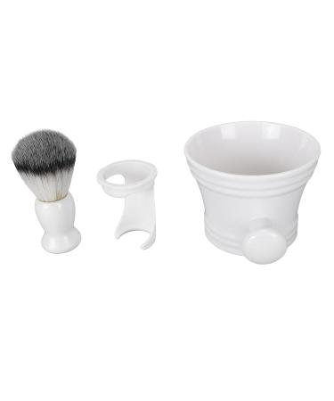 Premium Beard Care Set: Razor Brush Set for Men with Foam Brush Soap Shell & Stand - Soft Hair for Rich Foam & Grooming - Buy Online on GoSupps.com