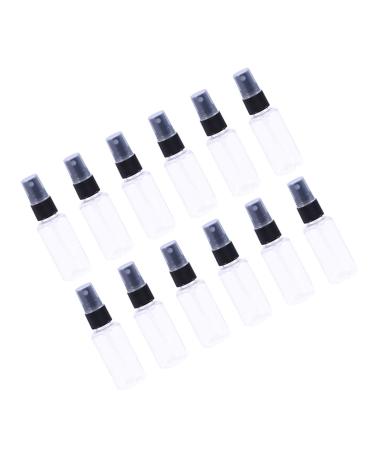 UEETEK 12pcs 30ml Portable Travel Spray Bottles Fine Mist Clear Plastic - Ideal for Travel & Toiletries - Buy Online on GoSupps.com