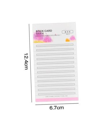 Balacoo 10pcs Eyelash Extension Plate - Eyelash Holder & Storage Cards for Volume Lash Fans - Hair Cutting Guide Tool - Portable Eyelash Glue Cards - Buy Online on GoSupps.com