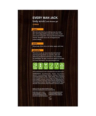 Every Man Jack Body Wash Citrus 16.9oz Twin Pack - 2 Pack Citrus 16 Fl Oz - Buy Online on GoSupps.com