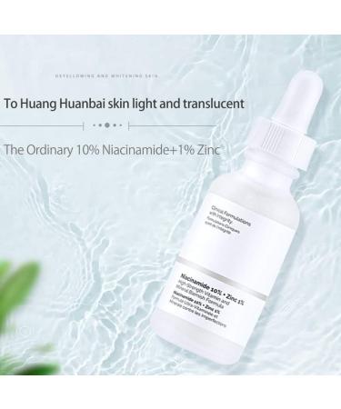 Congci Face Serum 10% Niacinamide + 1% Zinc Whitening Cleanser Oil Control Brightening Complexion Skin Essence Emulsion 30ML  - Buy Online on GoSupps.com