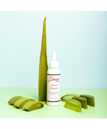 Organic Vanilla-Scented Braid Shampoo 100ml Scalp Cleanser for All Hair Types ACV Rinse Alternative Residue Elimination - Buy Online on GoSupps.com