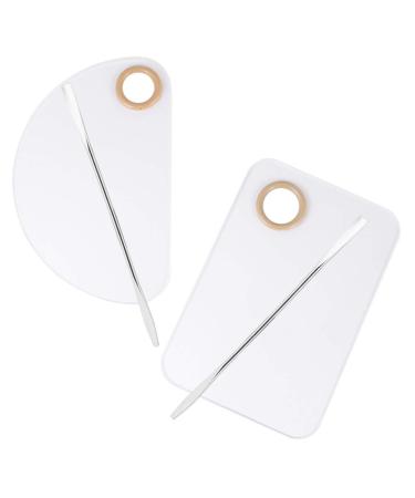 Clear Acrylic Nail Art Palette - 4 Stk Nail Color Tray for Makeup & Painting - Perfect for Artists & Manicure Kits - Buy Online on GoSupps.com