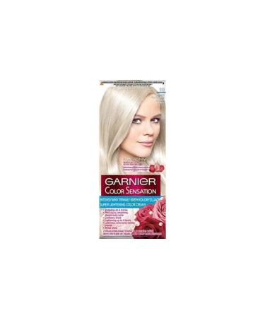 Garnier, Color Sensation S9 Super Lightening Hair Coloring Cream, Silver Grey, Transparent, 1 pc