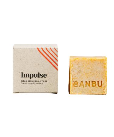 Conducts a solid shower gel with a citrus aroma