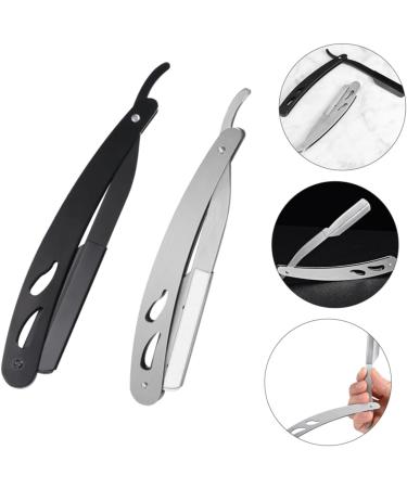 Beavorty Manual Razor - Vintage Dual-Holder Stainless Steel Travel Shaver & Beard Slider Stand - Buy Online on GoSupps.com
