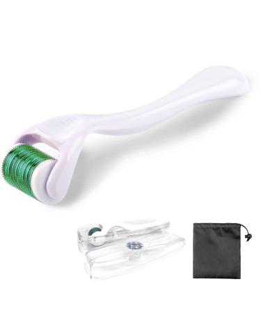 GWAWG Dermaroller Bartroller 0.5mm Microneedling Roller for face and body 540 titanium needles to stimulate hair growth facial care for men and women