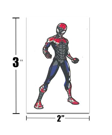 Spiderman Tattoos Party Favors Bundle - 80+ Pre-Cut Temporary Tattoos - Spiderman Party Supplies for Kids - MADE IN USA - Buy Online on GoSupps.com