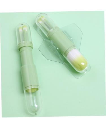 Beaupretty 2 Sets telescopic makeup brush foundation brush kabuki powder brush retractable blusher brush powder mineral face powder brush eyebrow lip brush travel double head artificial fiber - Buy Online on GoSupps.com