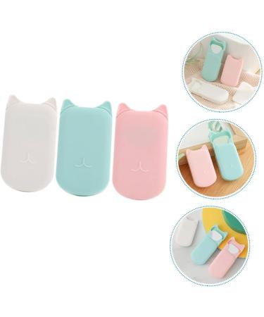 DOITOOL 3 Boxes Soap Flakes Travel Bar Soap Portable Hand Washing Cleaning Mini Soaps Foam Hand Soap Travel Soap Flake Soap Slice Hand Soap Flake Carry Travel Accessories Abs - Buy Online on GoSupps.com