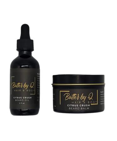 Butter By Q Citrus Crush Beard Balm - All-Natural Beard Growth Formula Prevents Itch & Beardruff Promotes Healthier Full Beards - Ship Internationally - Buy Online on GoSupps.com