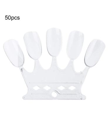 Reusable Nail Display Stick - Ideal Nail Exercise Tool for Home Beauty Salon | Exquisite Craftsmanship (Transparent) - Buy Online on GoSupps.com