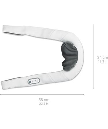 Medisana NM 860 Shiatsu Neck Massage Device - Heated Washable 4 Massage Heads 2 Speed & Rotary Levels for Ultimate Shoulder & Neck Relief - Buy Online on GoSupps.com