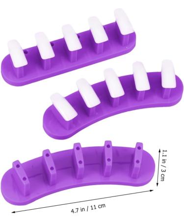 DOITOOL 3 Manicure Practice Display Stand Nail Practice Stand Nail Training Display Manicure Practice Nails Tips Nail Display Holders False Nail Tip Holder Fale Nails Nail Piece Lotus Seat - Buy Online on GoSupps.com