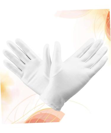 jojofuny 10 Pairs Moisturizing Gloves Hand Moisturizer Safety Gloves Beauty Hand Gloves Spandex Hand Spa Paraffin Gloves Paraffin Mitts Mittens Jewelry Work White Gloves - Buy Online on GoSupps.com