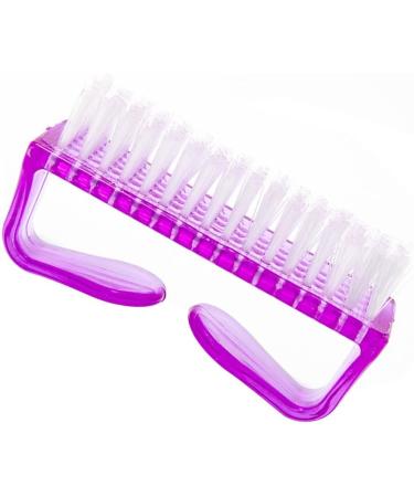 Handle Grip Nail Brush Nail Hand Fingernail Scrubbing Cleaning Brush For Toes Nails Cleaner Pedicure Brushescolor:PurpleUseful and Professional - Buy Online on GoSupps.com